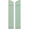 Ekena Millwork Americraft 3-Board (2 Batten) Wood Joined Board-n-Batten Shutters w/Ellipt Top, ARW101BE311X77SGH, PR ARW101BE311X77SGH - alternate 1